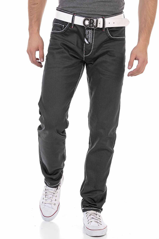 Vaqueros de hombre Cipo &amp; Baxx INLINE denim CD710