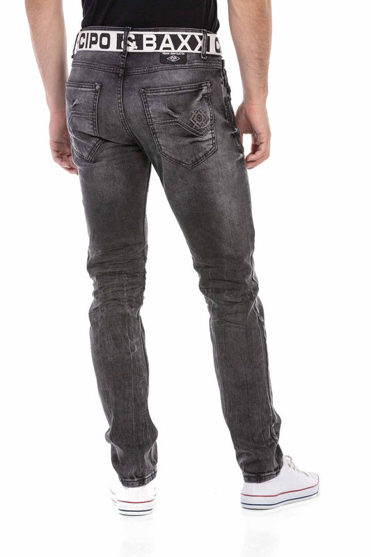 Cipo &amp; Baxx ELEMENT vaqueros de hombre denim CD712