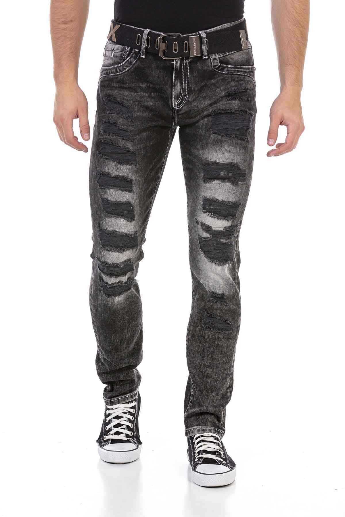 Cipo &amp; Baxx TROY Men's Jeans Denim CD713