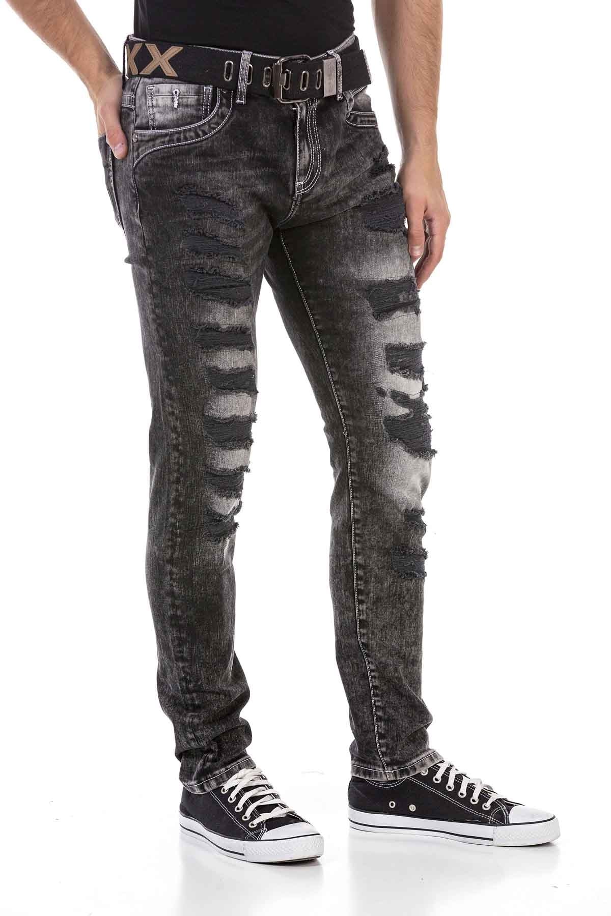 Cipo &amp; Baxx TROY Men's Jeans Denim CD713