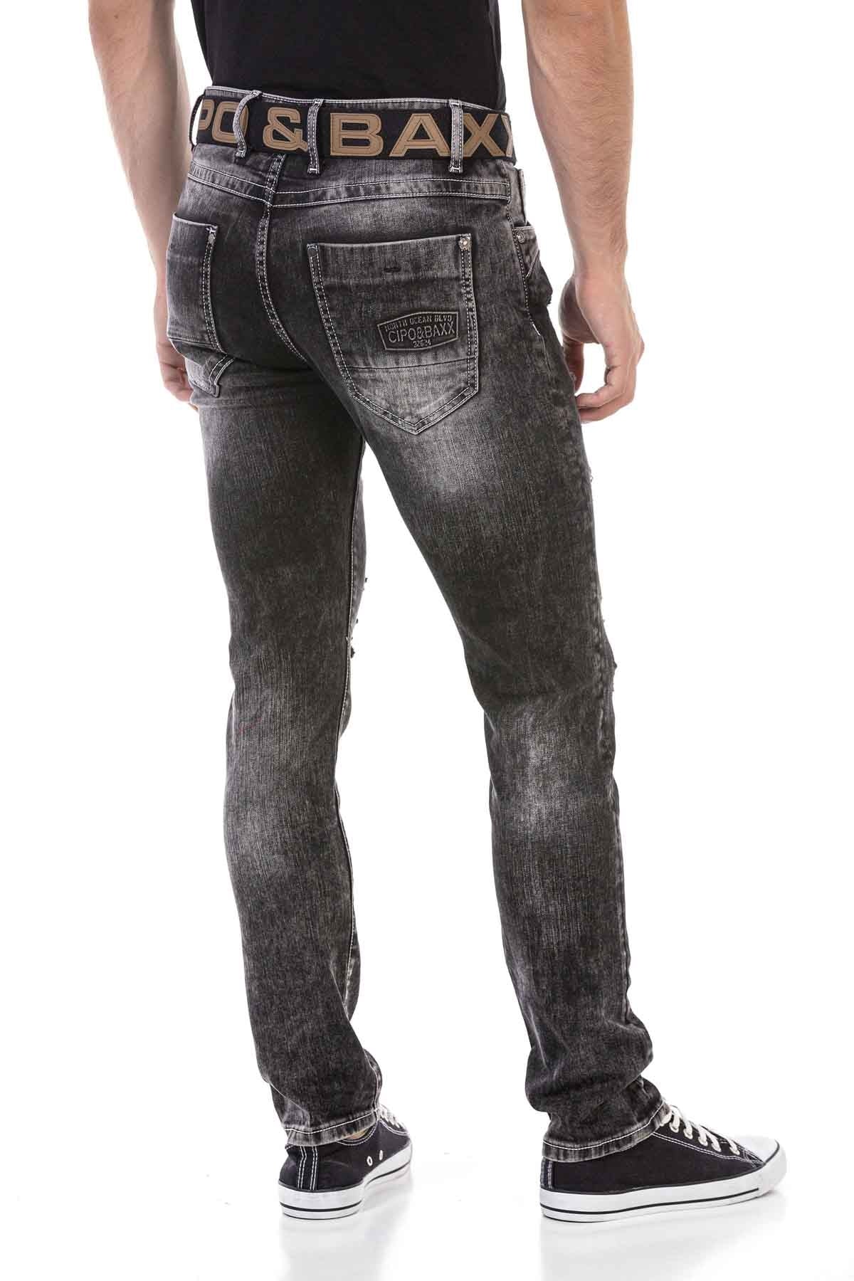 Cipo &amp; Baxx TROY Vaqueros Hombre Denim CD713