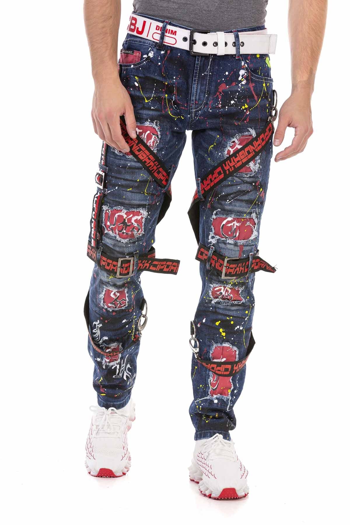 Cipo & Baxx CHAINS Herren Jeans Denim CD716