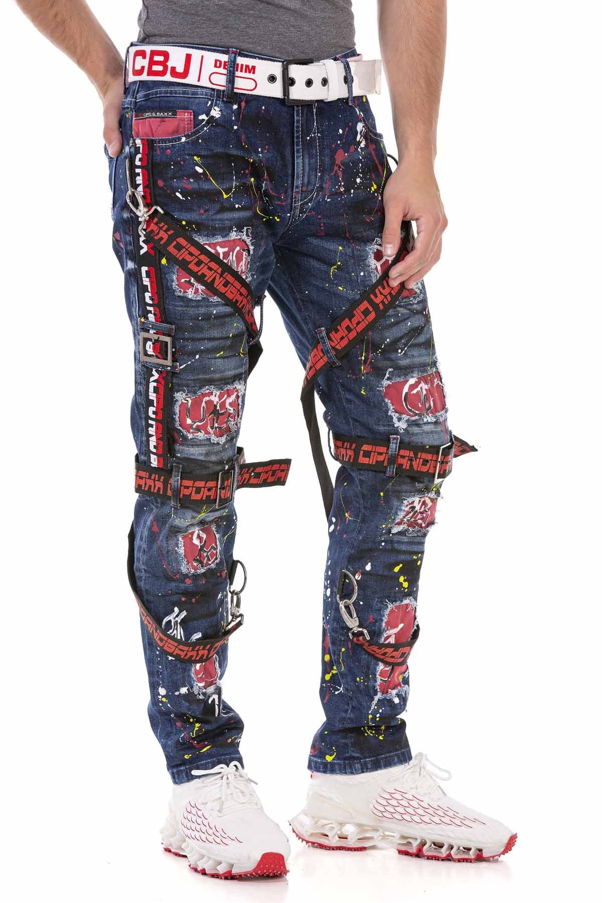 Cipo & Baxx CHAINS Herren Jeans Denim CD716