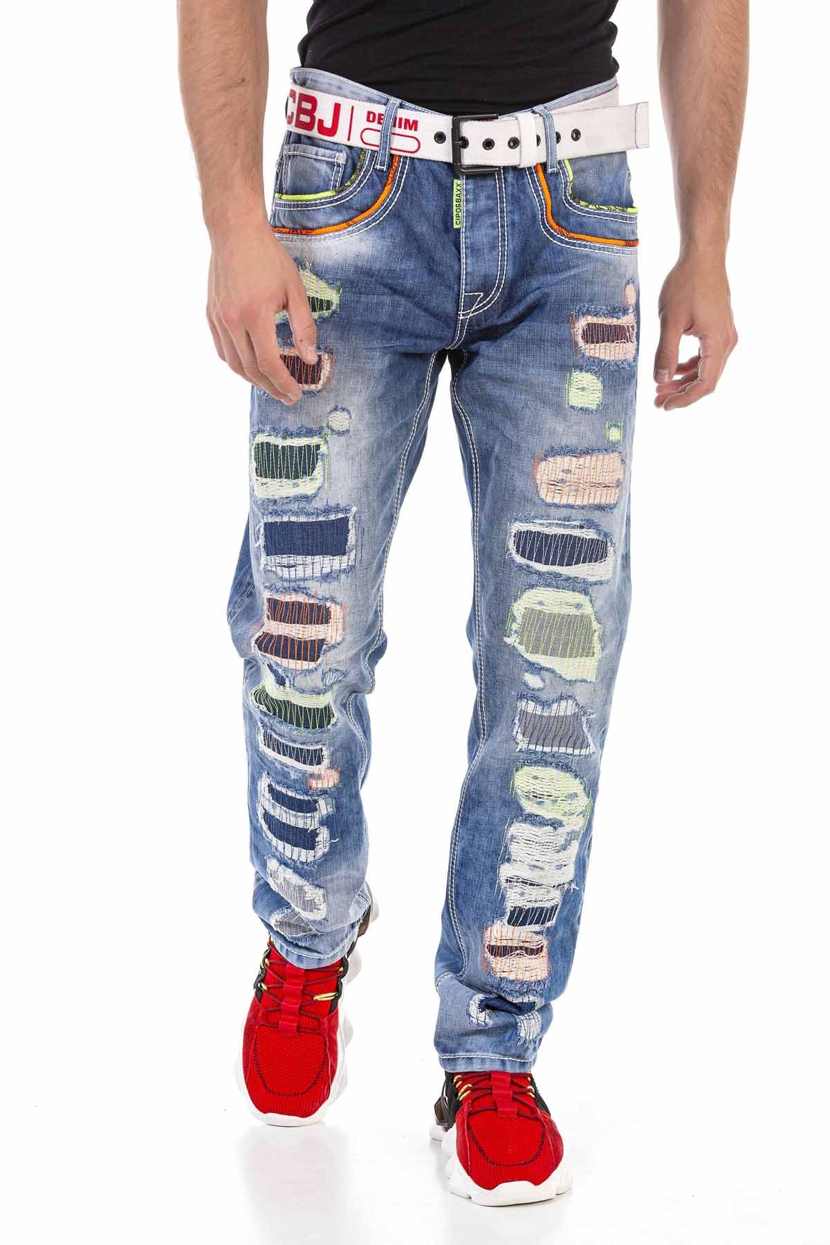 Cipo & Baxx NEON Herren Jeans Denim CD720