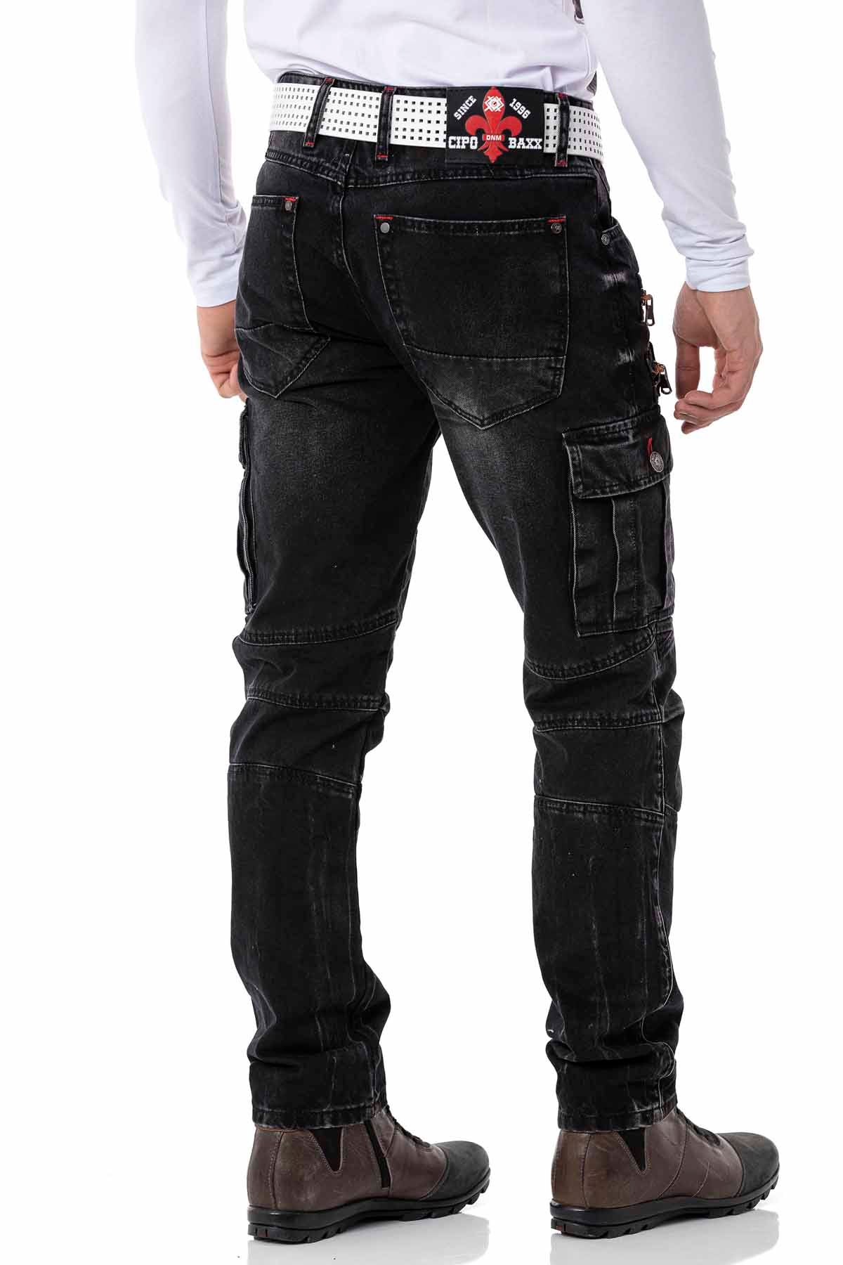 Cipo & Baxx CARLO Herren Cargo Jeans CD798