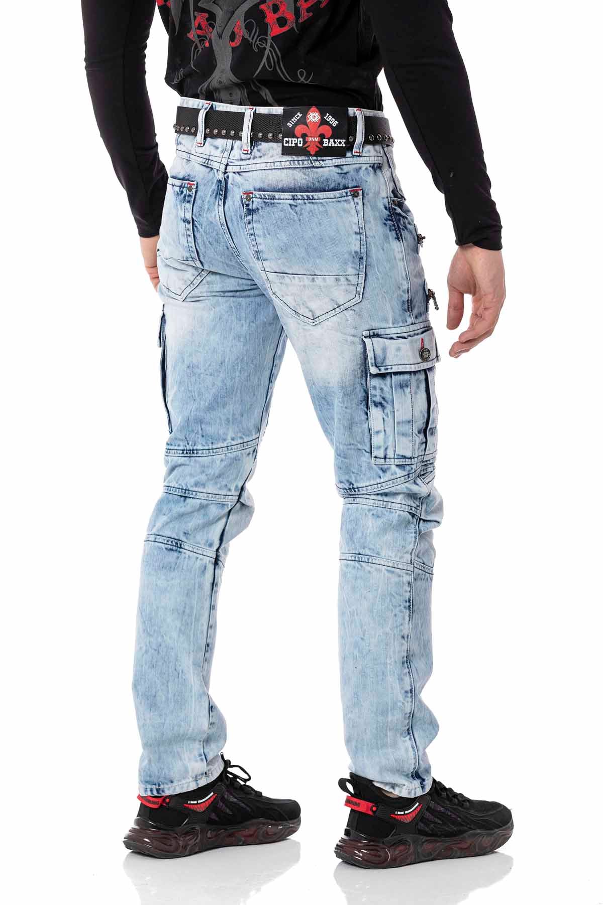 Cipo & Baxx PABLO Herren Cargo Jeans CD798