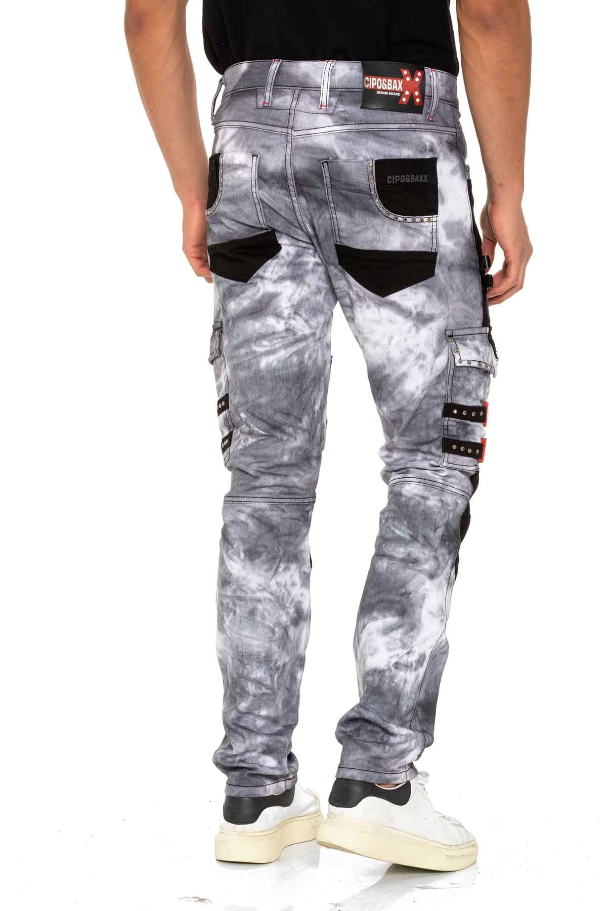 Cipo &amp; Baxx TOM Men's Cargo Jeans CD805