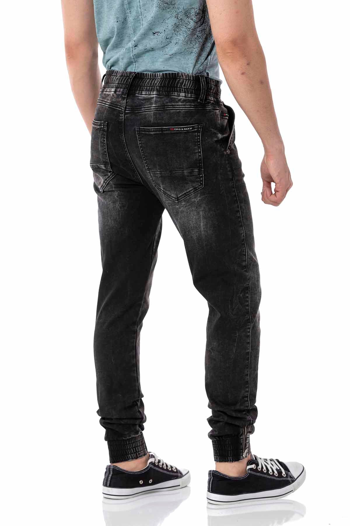 Cipo &amp; Baxx BREST BLACK Vaqueros Hombre Denim CD807