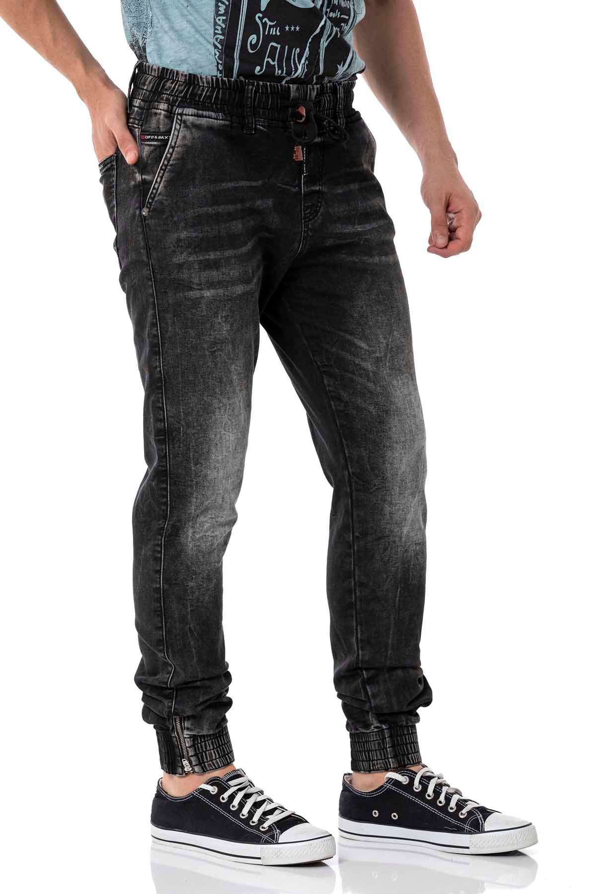 Cipo & Baxx BREST BLACK Herren Jeans Denim CD807