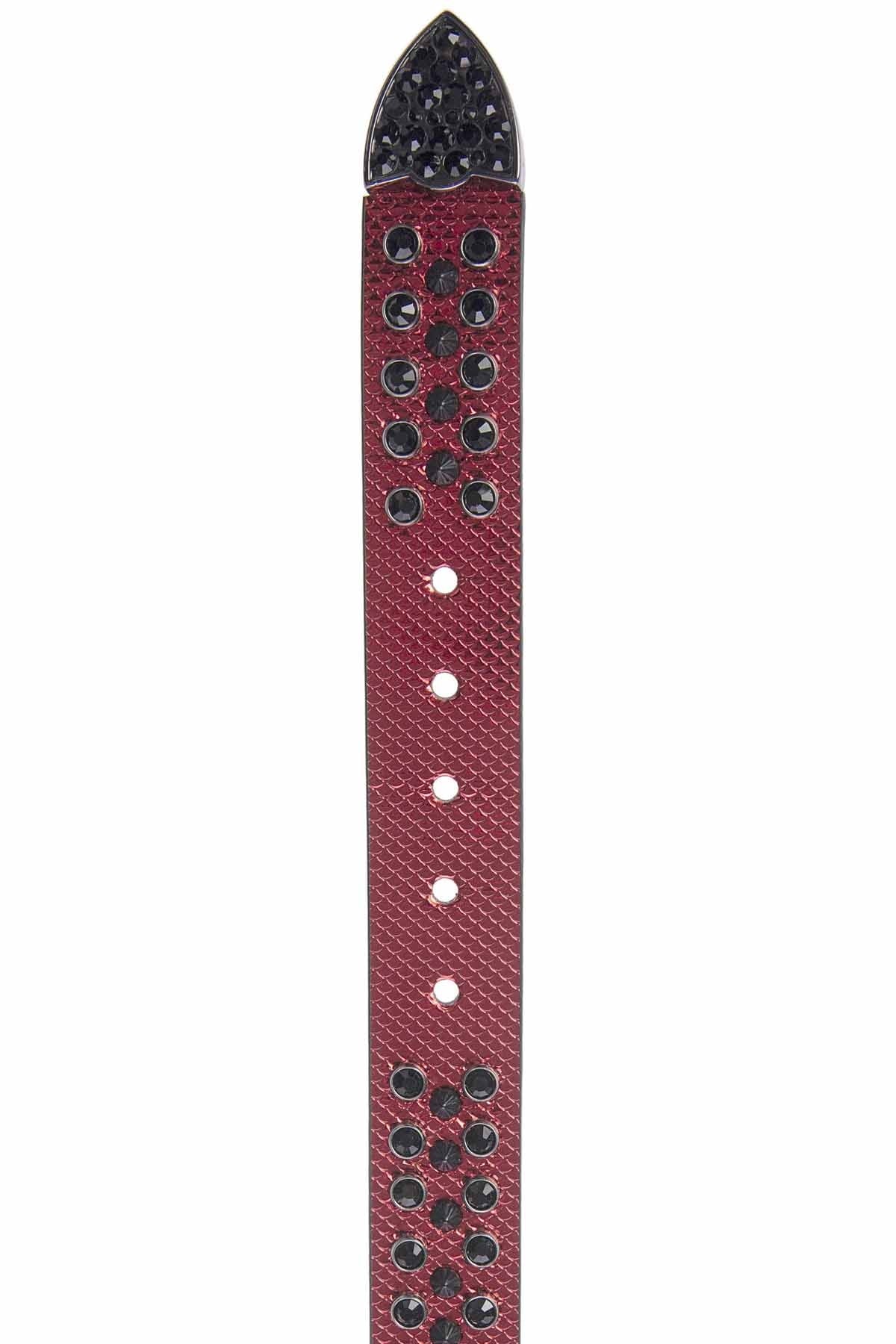 Cipo & Baxx Herren Leder Gürtel CG207 Rot