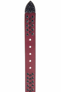 Cipo & Baxx Herren Leder Gürtel CG207 Rot