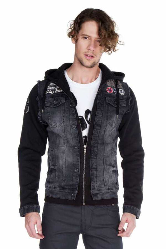 Cipo & Baxx EASTWOOD Herren Jeans Jacke Weste Denim CJ185