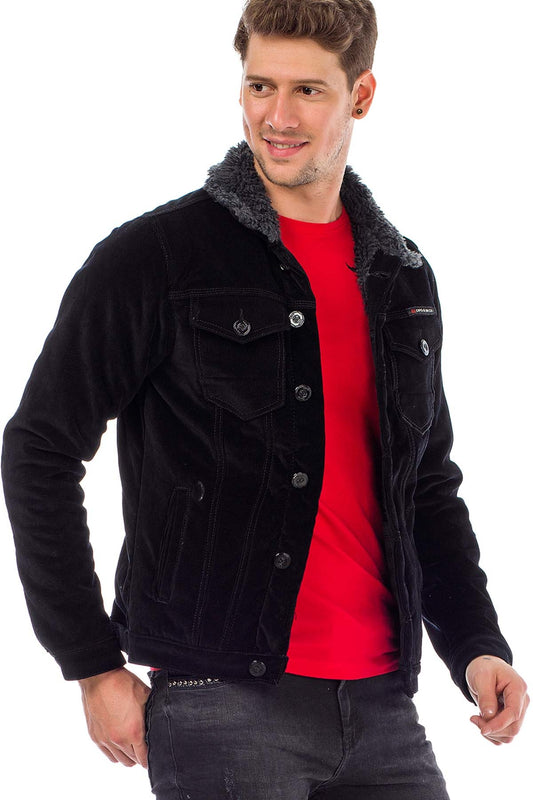 Chaqueta de pana para hombre Cipo &amp; Baxx FRED denim CJ231