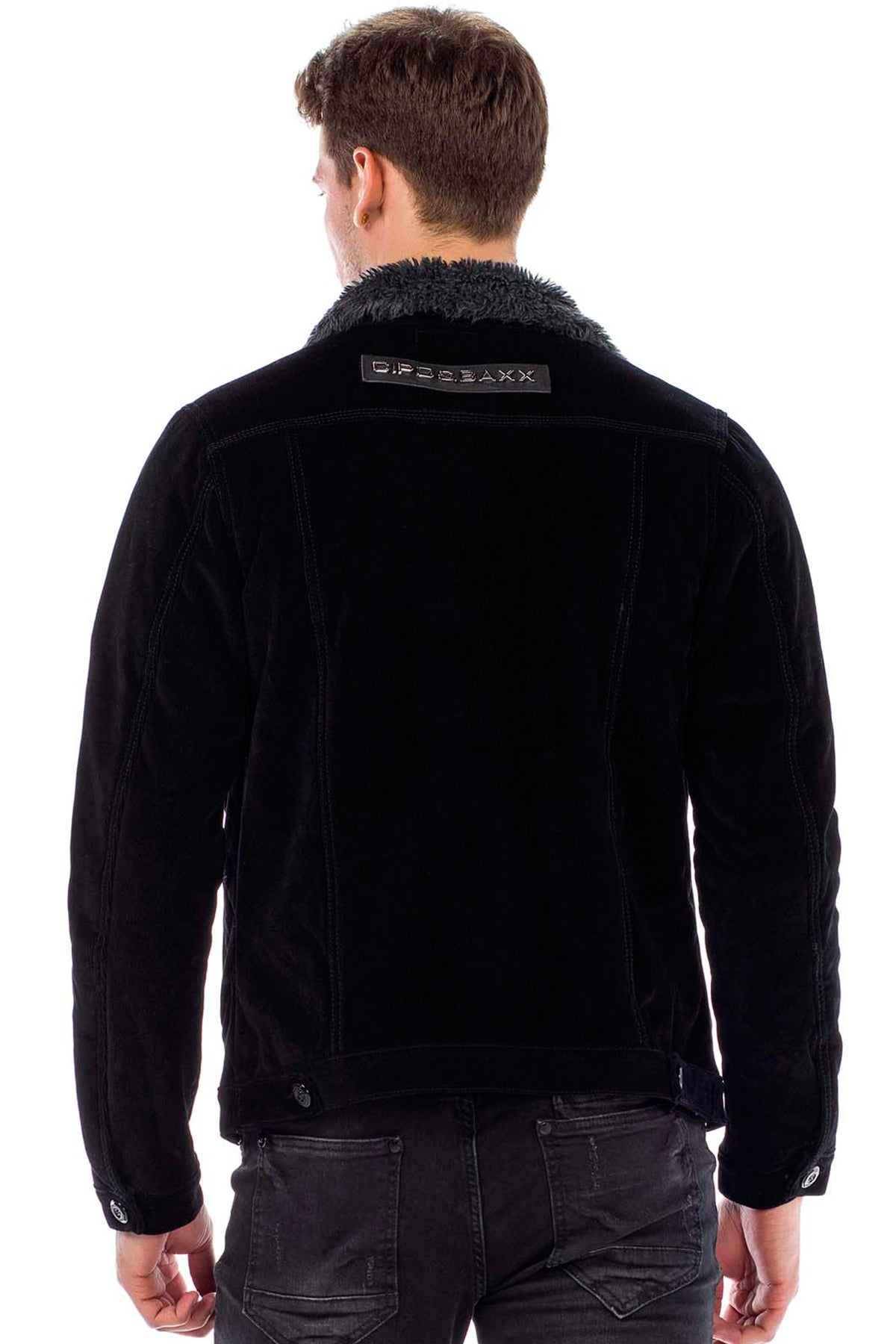 Chaqueta de pana para hombre Cipo &amp; Baxx FRED denim CJ231