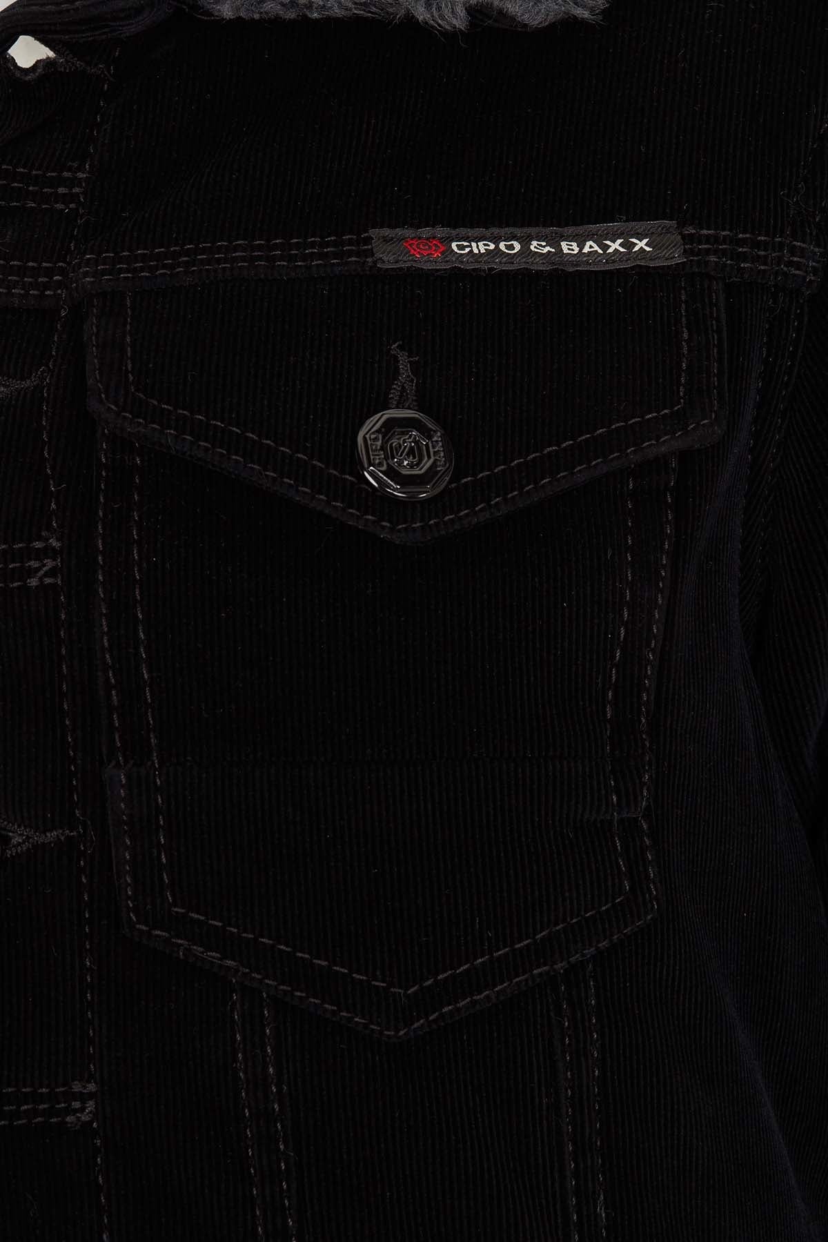 Chaqueta de pana para hombre Cipo &amp; Baxx FRED denim CJ231