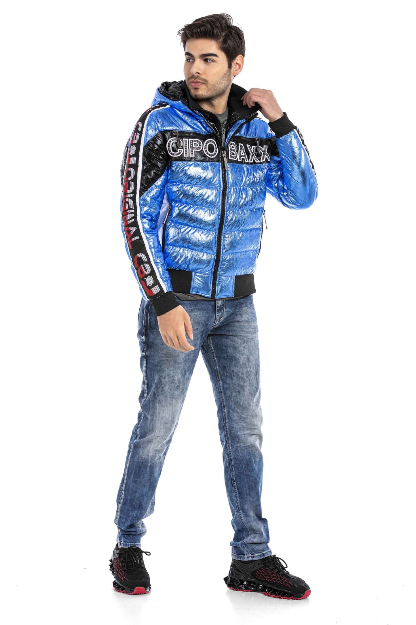 Chaqueta bomber de hombre Cipo &amp; Baxx SAX CJ270