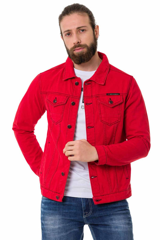 Cipo & Baxx REDSTONE Herren Jeans Jacke Denim CJ289