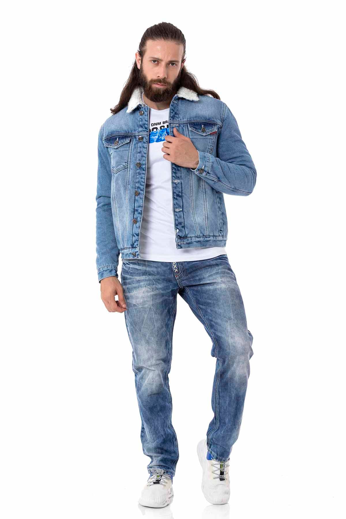 Cipo &amp; Baxx BRADFORD Chaqueta vaquera para hombre Denim CJ294