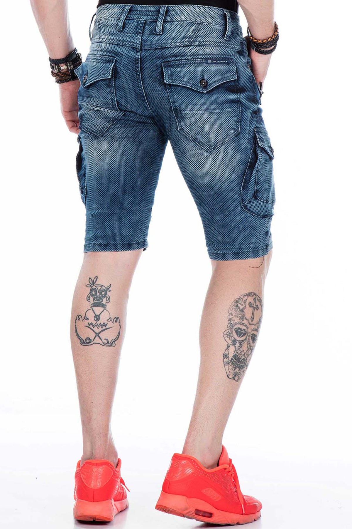 Cipo & Baxx COVE Herren Kurze Jeans Denim CK178