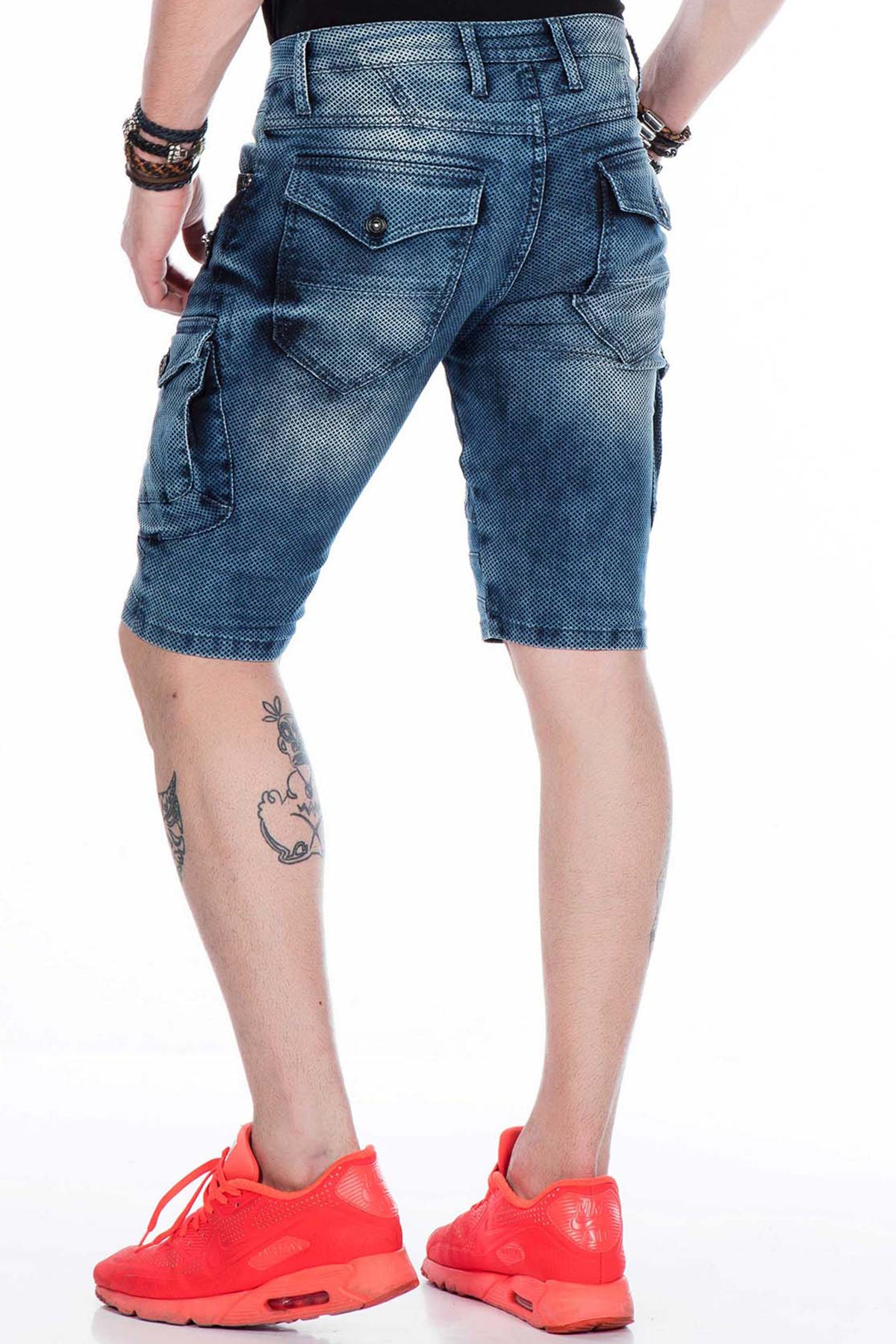 Cipo & Baxx COVE Herren Kurze Jeans Denim CK178