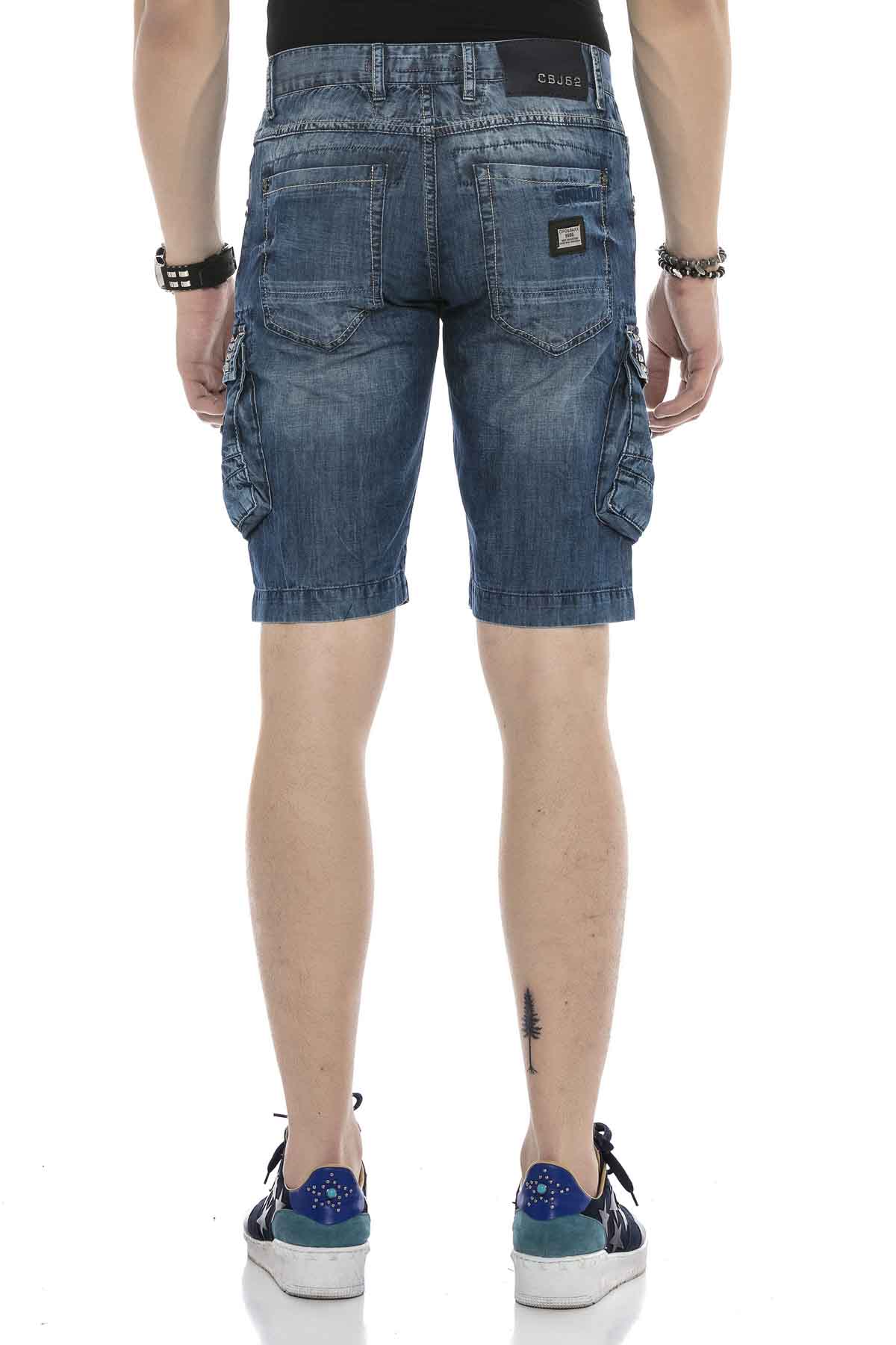 Cipo & Baxx MEDFORD Herren Kurze Jeans Denim CK203