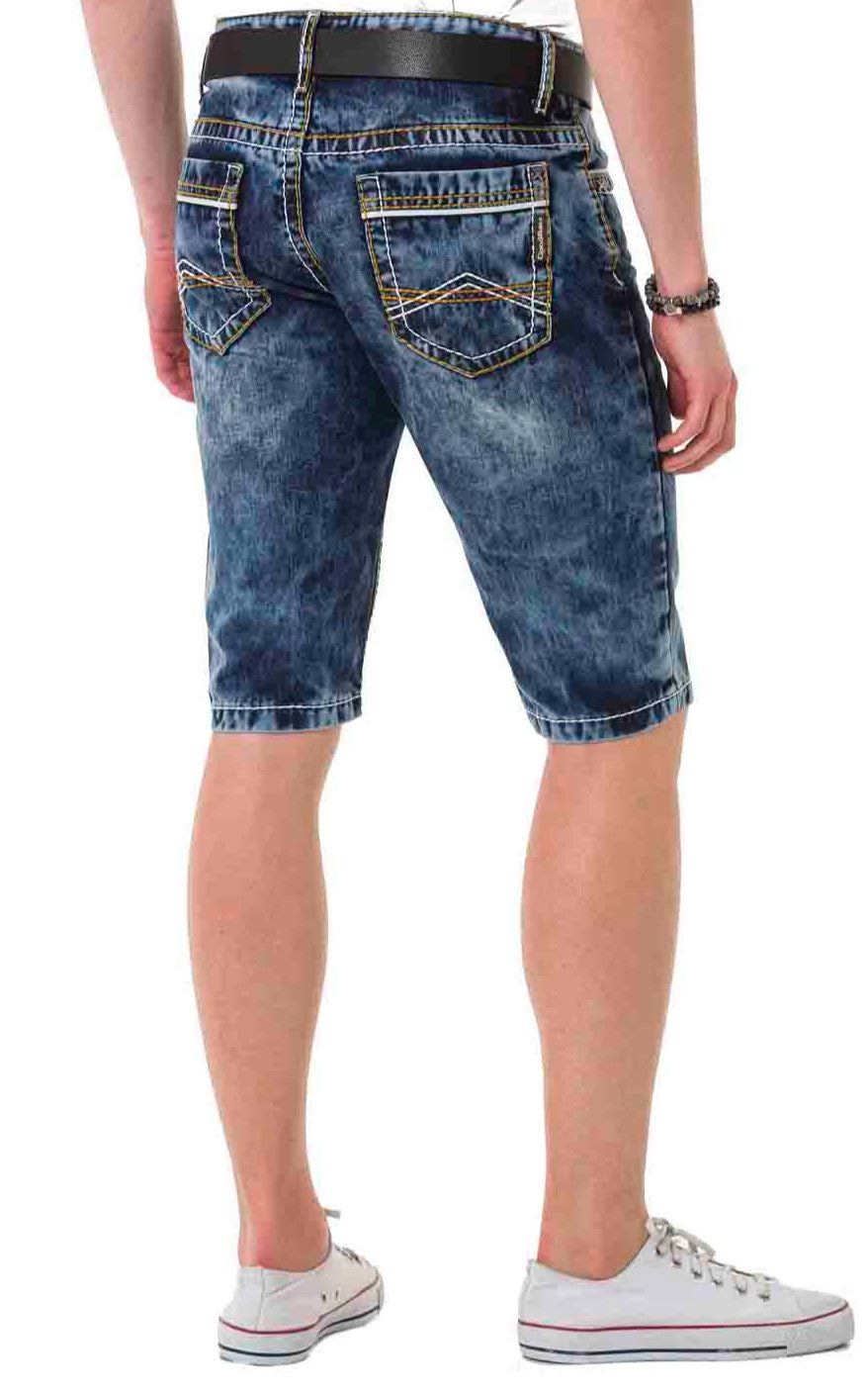 Cipo &amp; Baxx FINN Men's Short Jeans Denim CK268