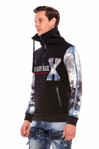 Cipo & Baxx PEAK BLACK Herren Sweatshirt CL366