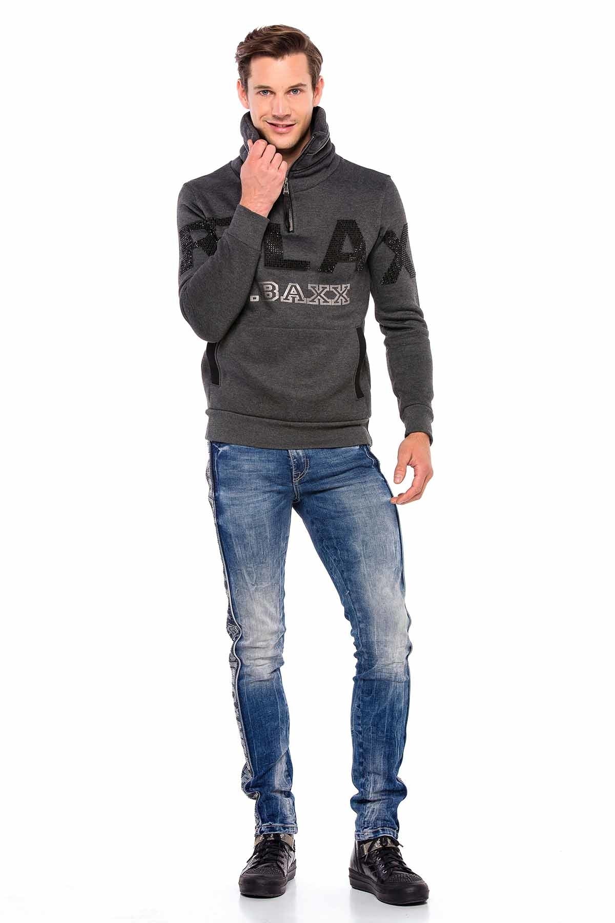 Sudadera hombre Cipo &amp; Baxx RELAX ANTRA CL385