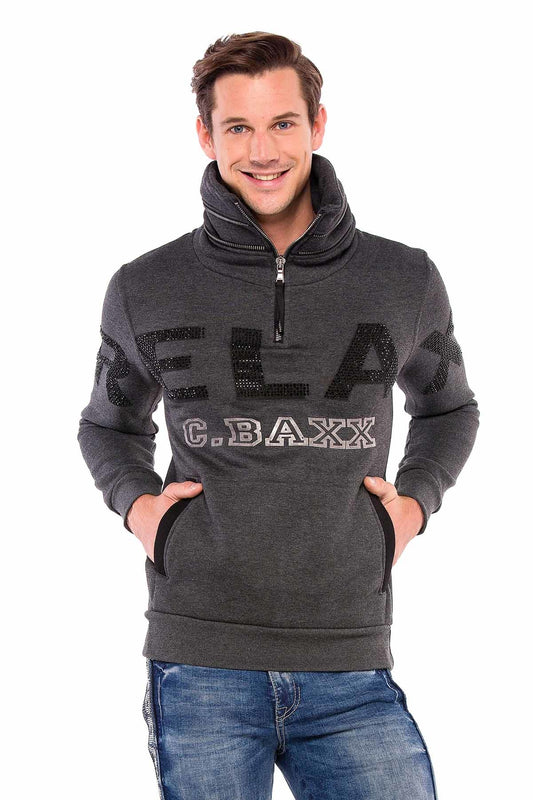 Sudadera hombre Cipo &amp; Baxx RELAX ANTRA CL385