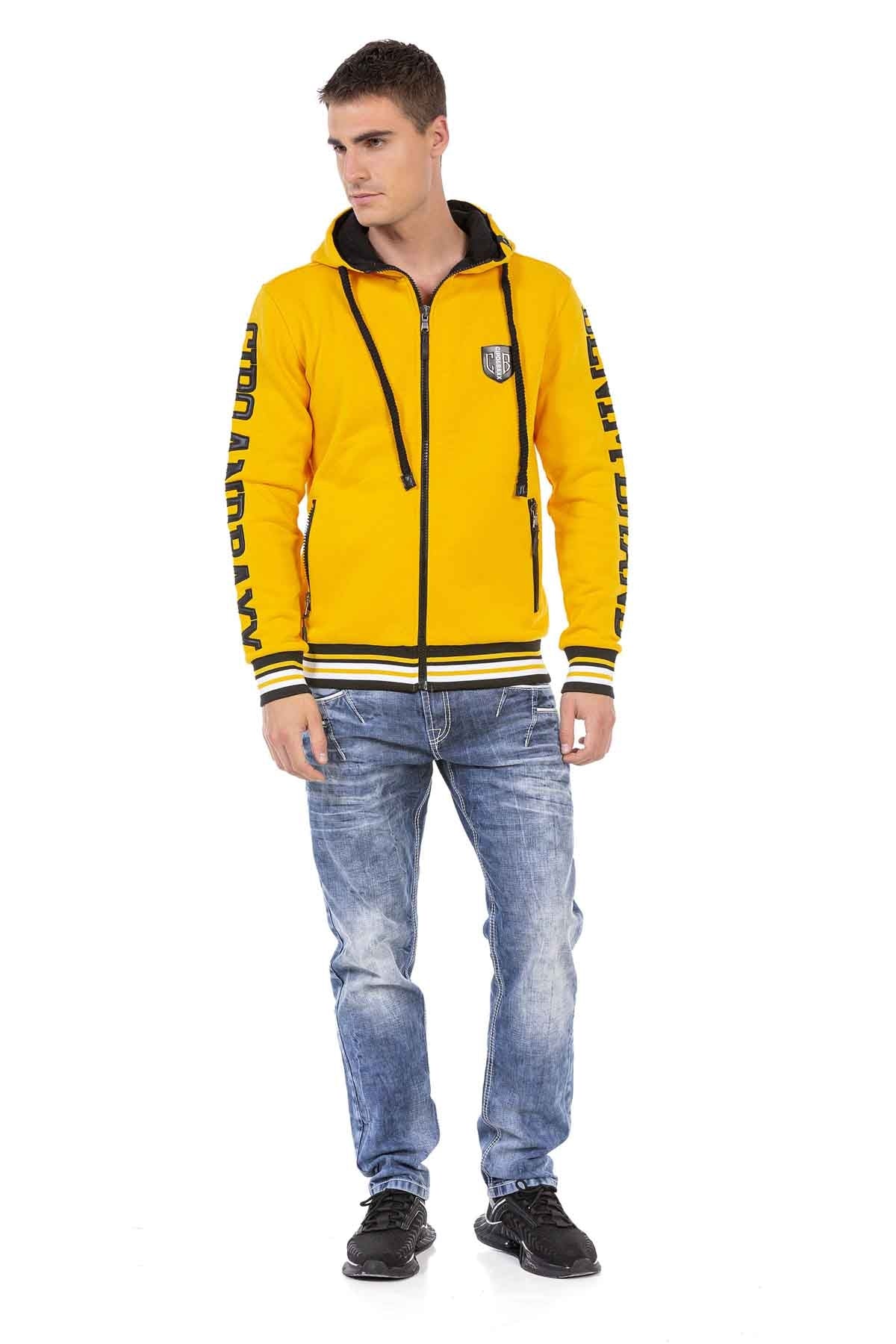 Sudadera con capucha de hombre Cipo &amp; Baxx GOLDFIELD CL459