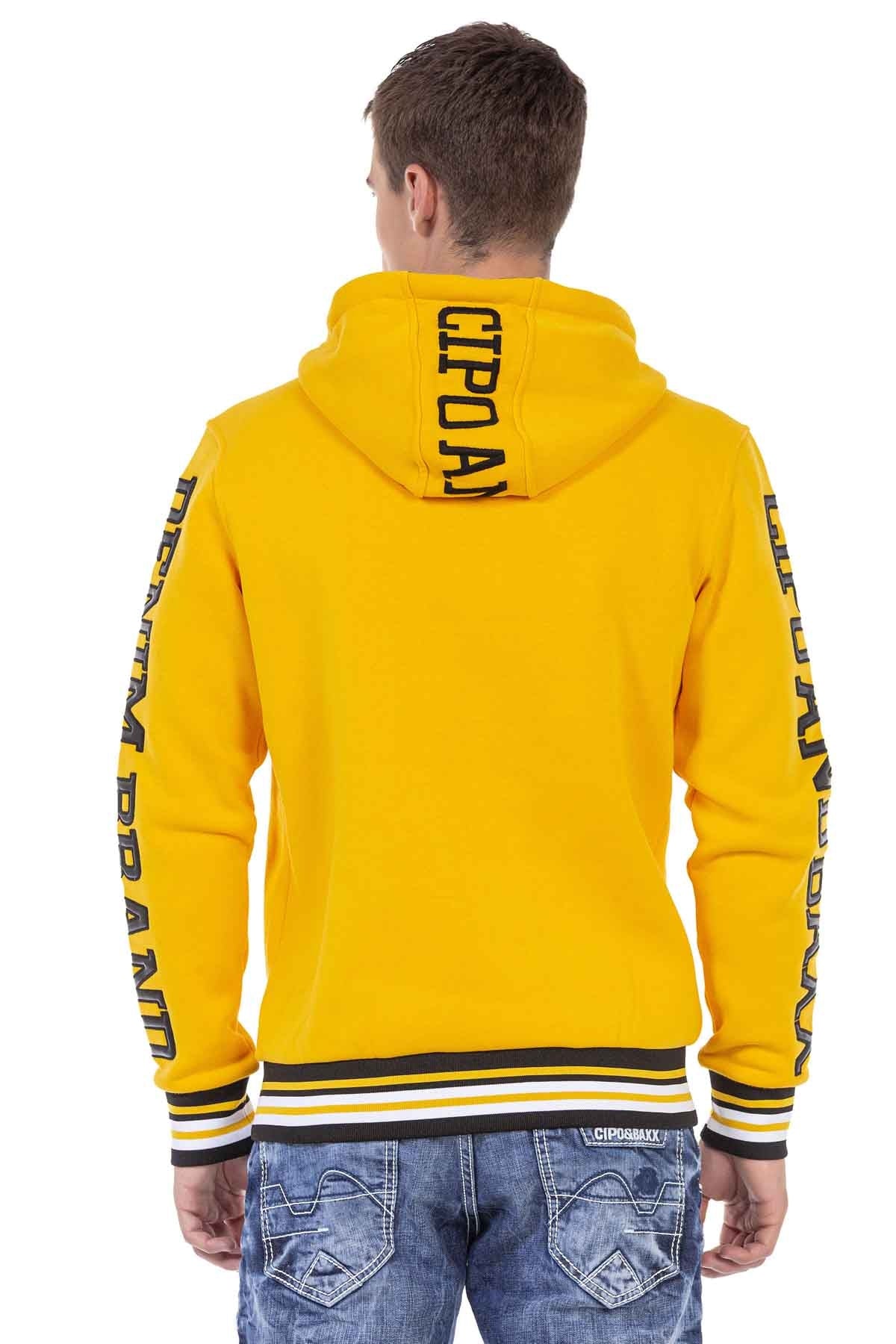 Sudadera con capucha de hombre Cipo &amp; Baxx GOLDFIELD CL459