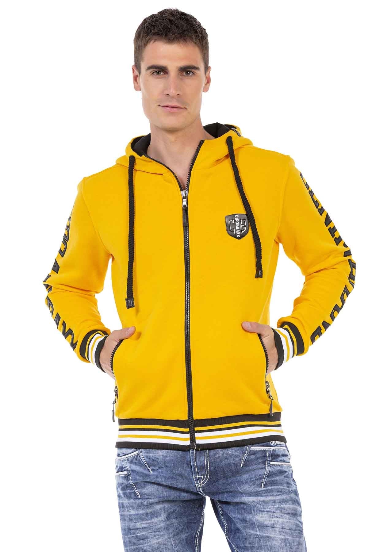 Sudadera con capucha de hombre Cipo &amp; Baxx GOLDFIELD CL459