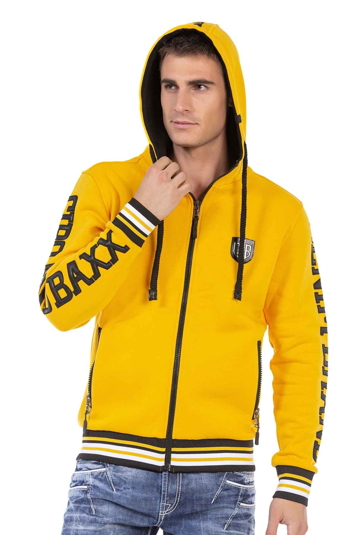 Sudadera con capucha de hombre Cipo &amp; Baxx GOLDFIELD CL459