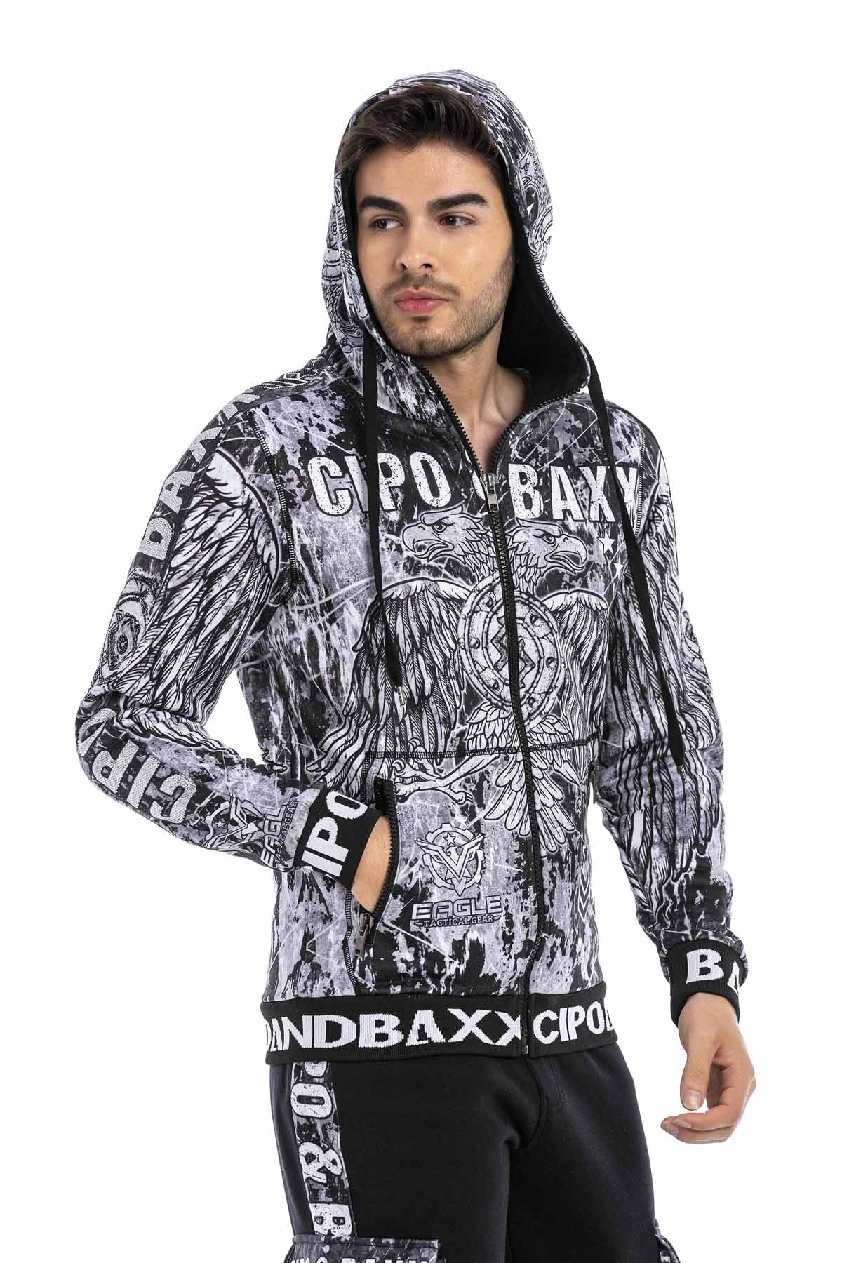 Cipo &amp; Baxx HARLEM Sudadera de chándal para hombre + pantalón de chándal CLR144