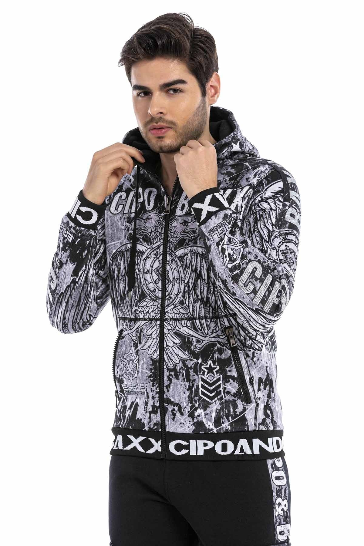 Cipo &amp; Baxx HARLEM Men's Tracksuit Sweatshirt + Jogging Bottoms CLR144