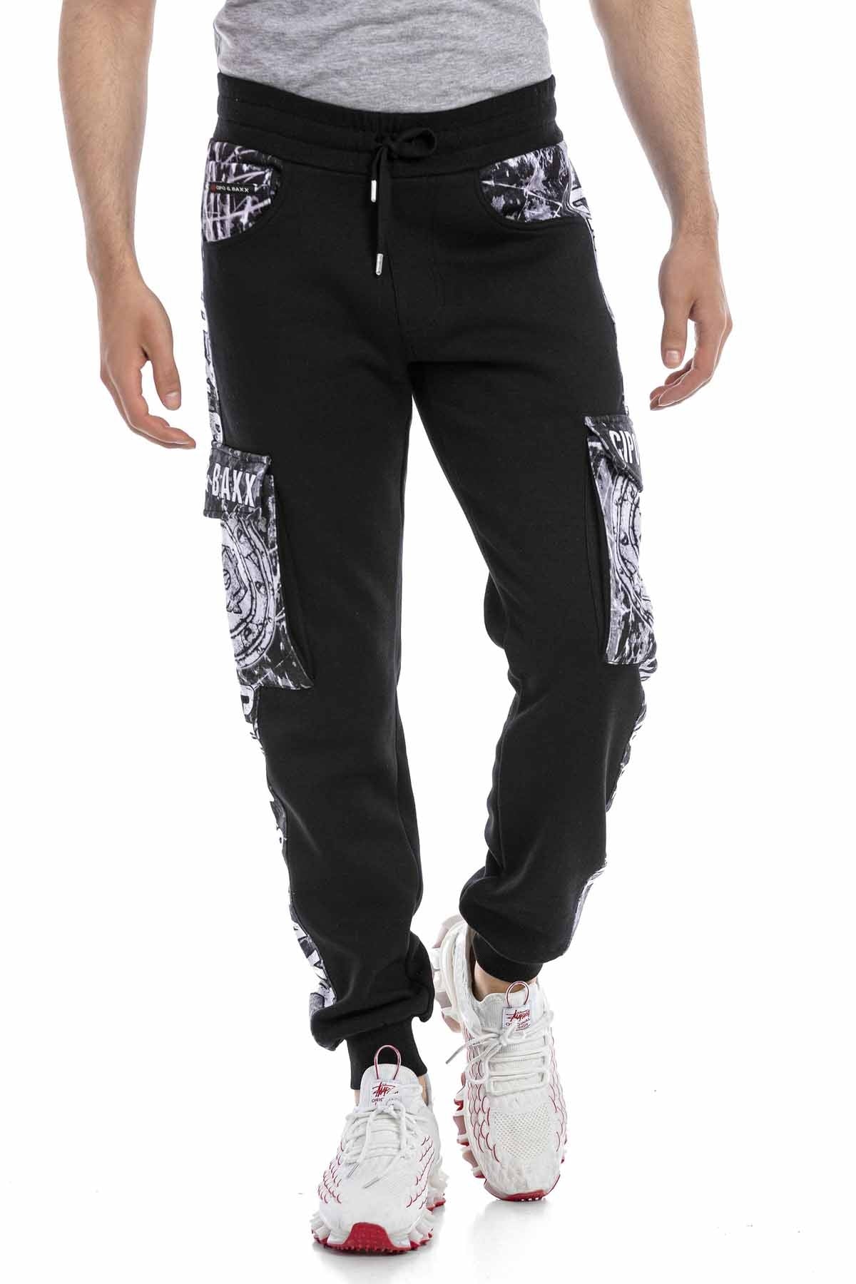 Cipo &amp; Baxx HARLEM Men's Tracksuit Sweatshirt + Jogging Bottoms CLR144