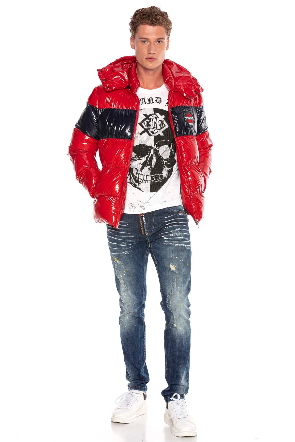 Cipo & Baxx Carter Herren Bomberjacke CM168