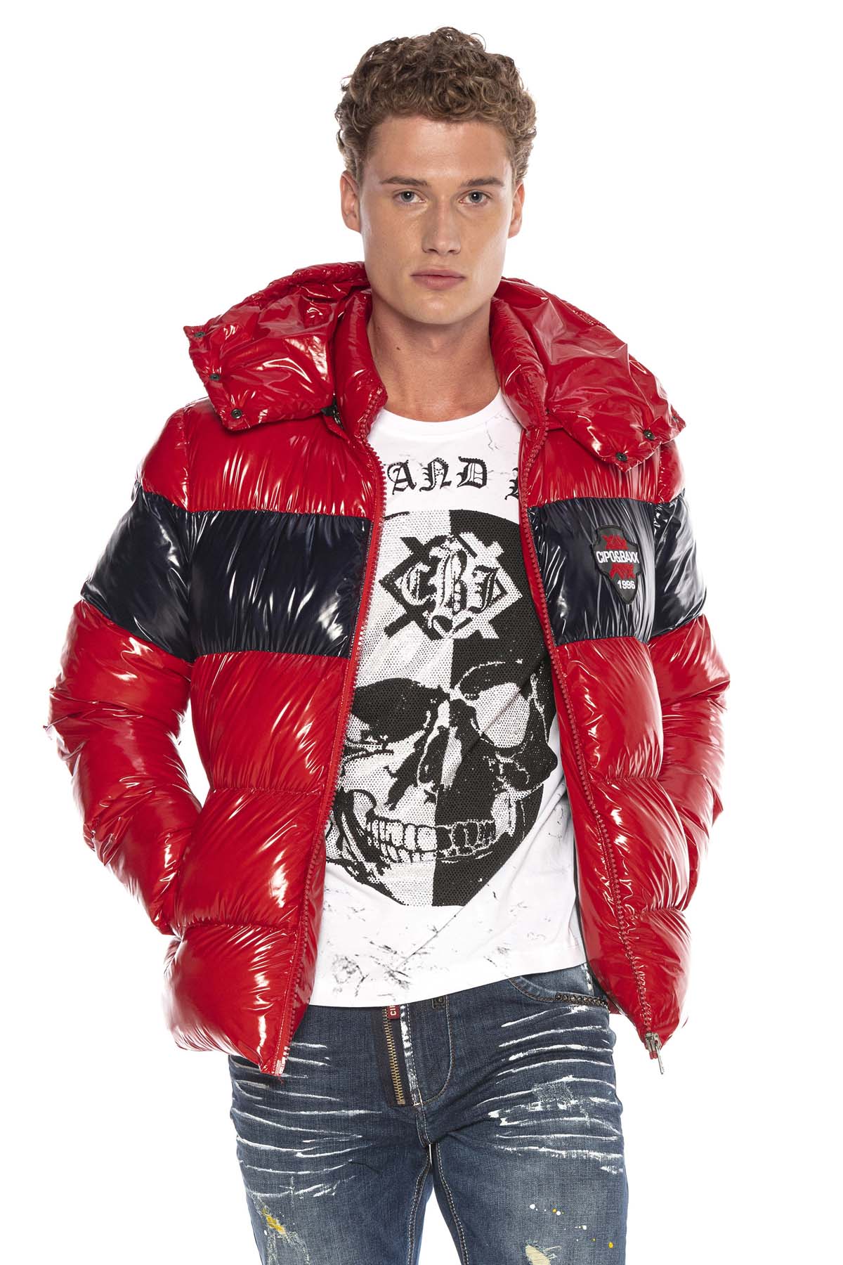 Cipo & Baxx Carter Herren Bomberjacke CM168