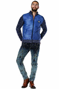 Cipo & Baxx OSAKA Herren Jacke Blau CP127