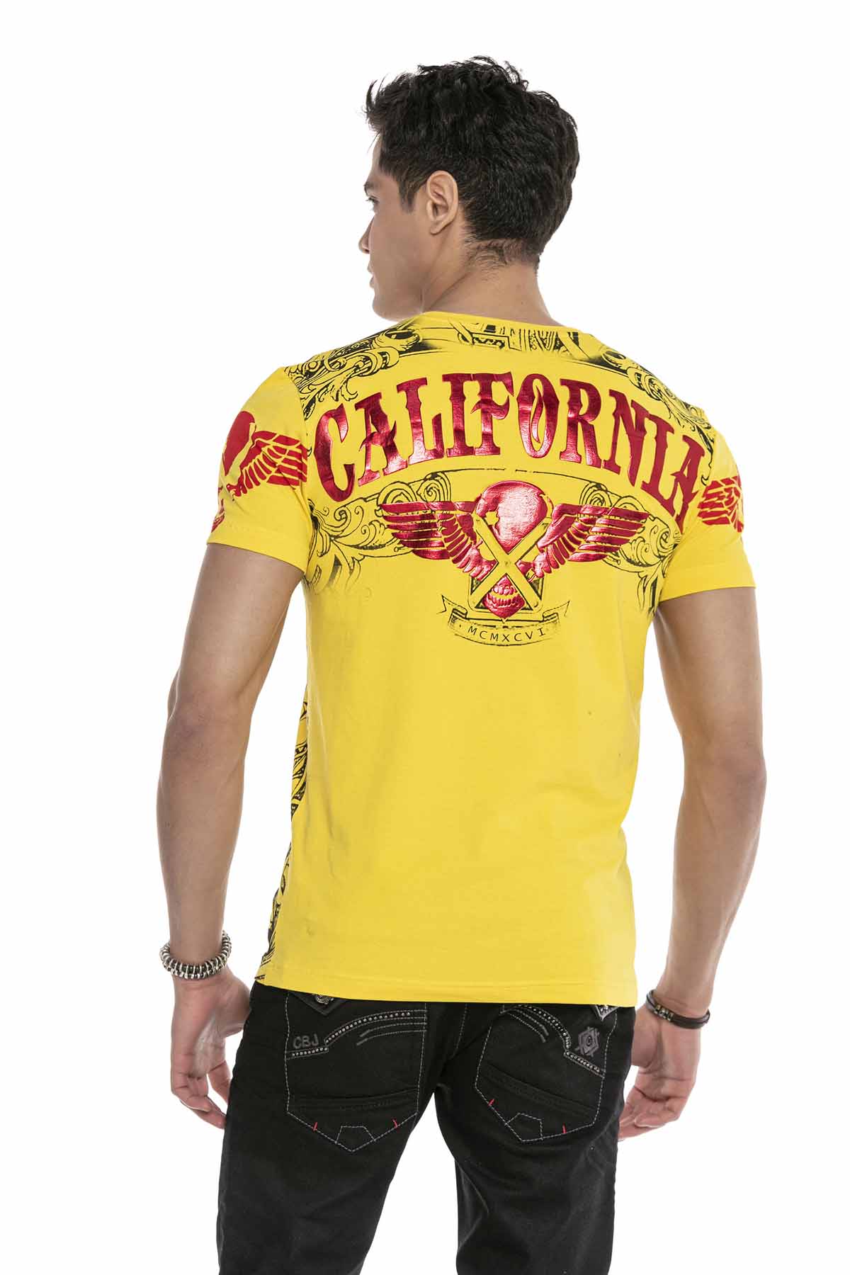 Cipo &amp; Baxx CALIFORNIA Camiseta Hombre CT656