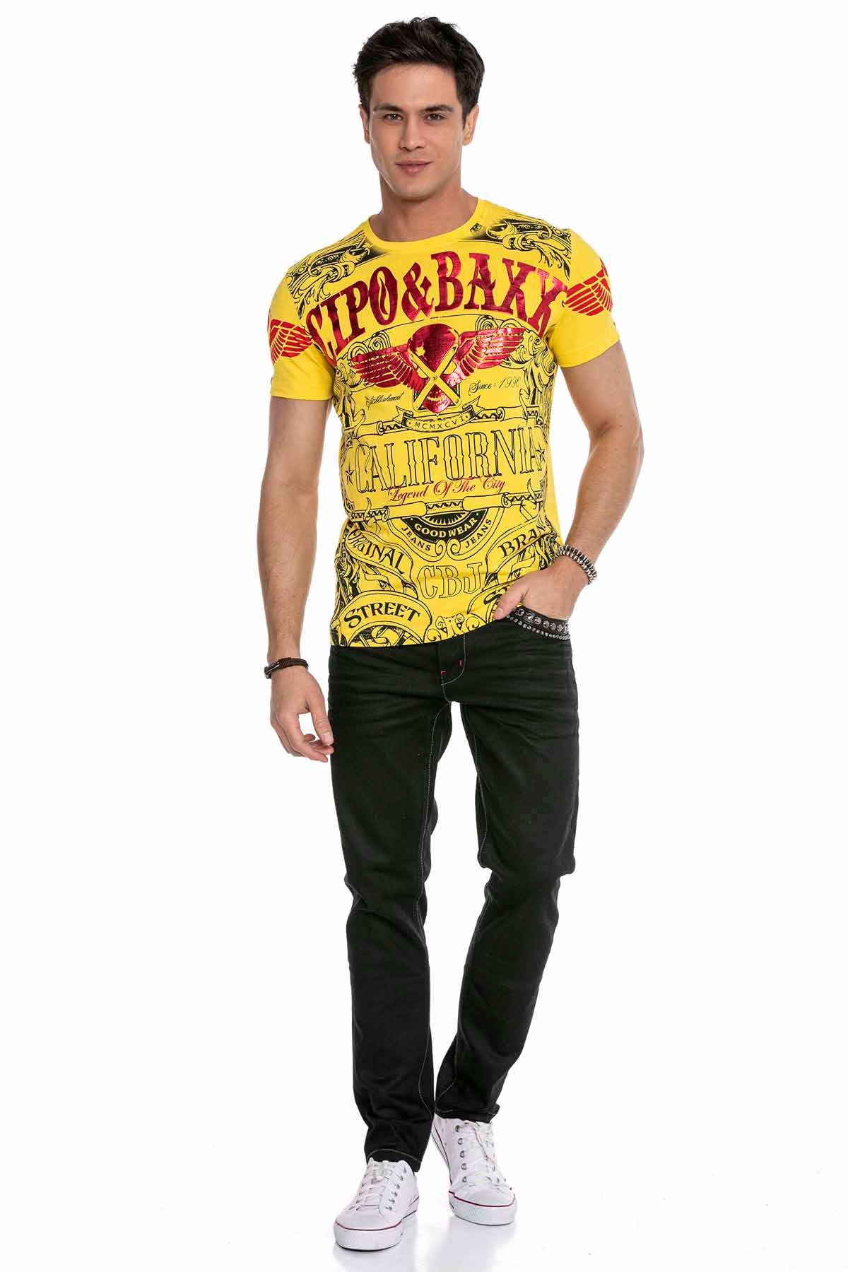 Cipo &amp; Baxx CALIFORNIA Camiseta Hombre CT656