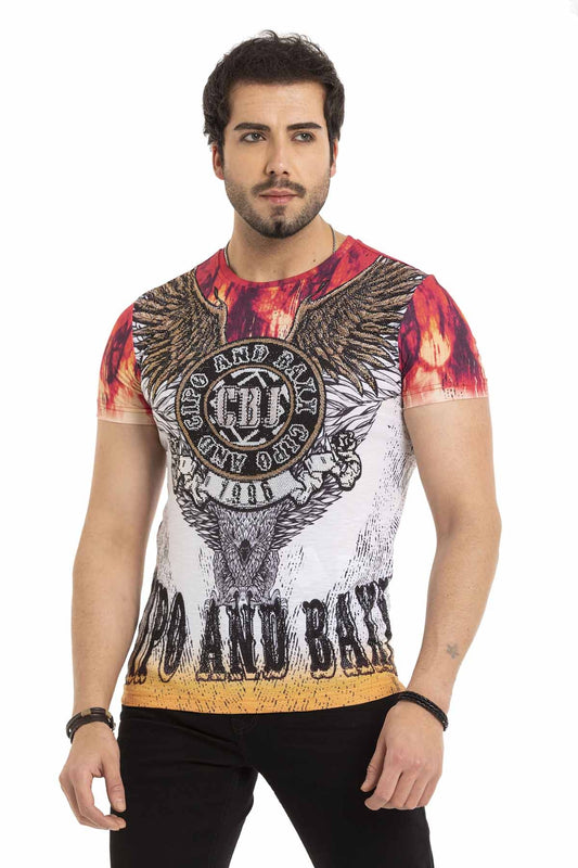 Cipo &amp; Baxx LEON Camiseta Hombre CT665