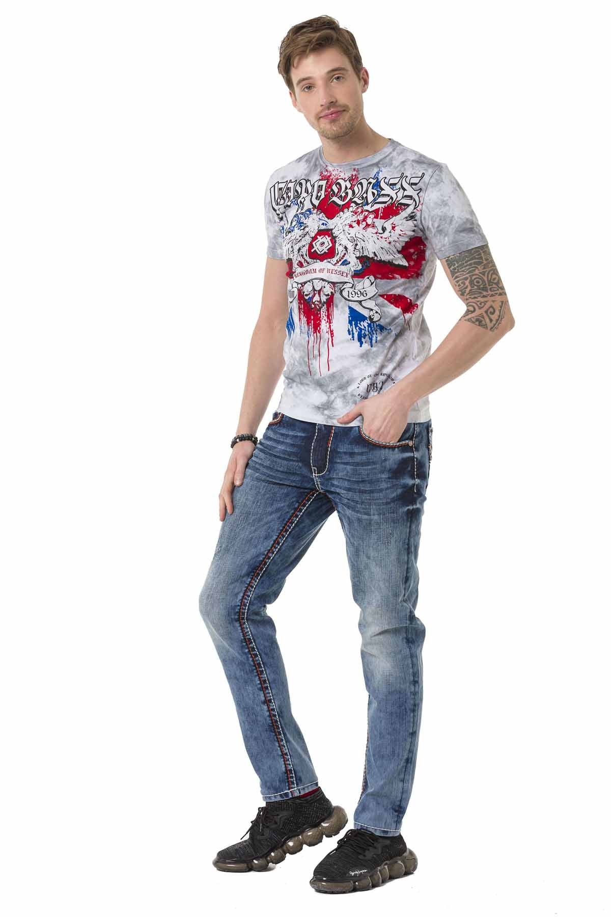 Cipo &amp; Baxx WATERFORD Camiseta Hombre CT694