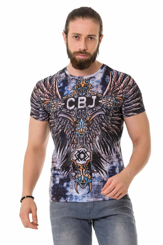 Cipo &amp; Baxx ENID black men's T-shirt CT719