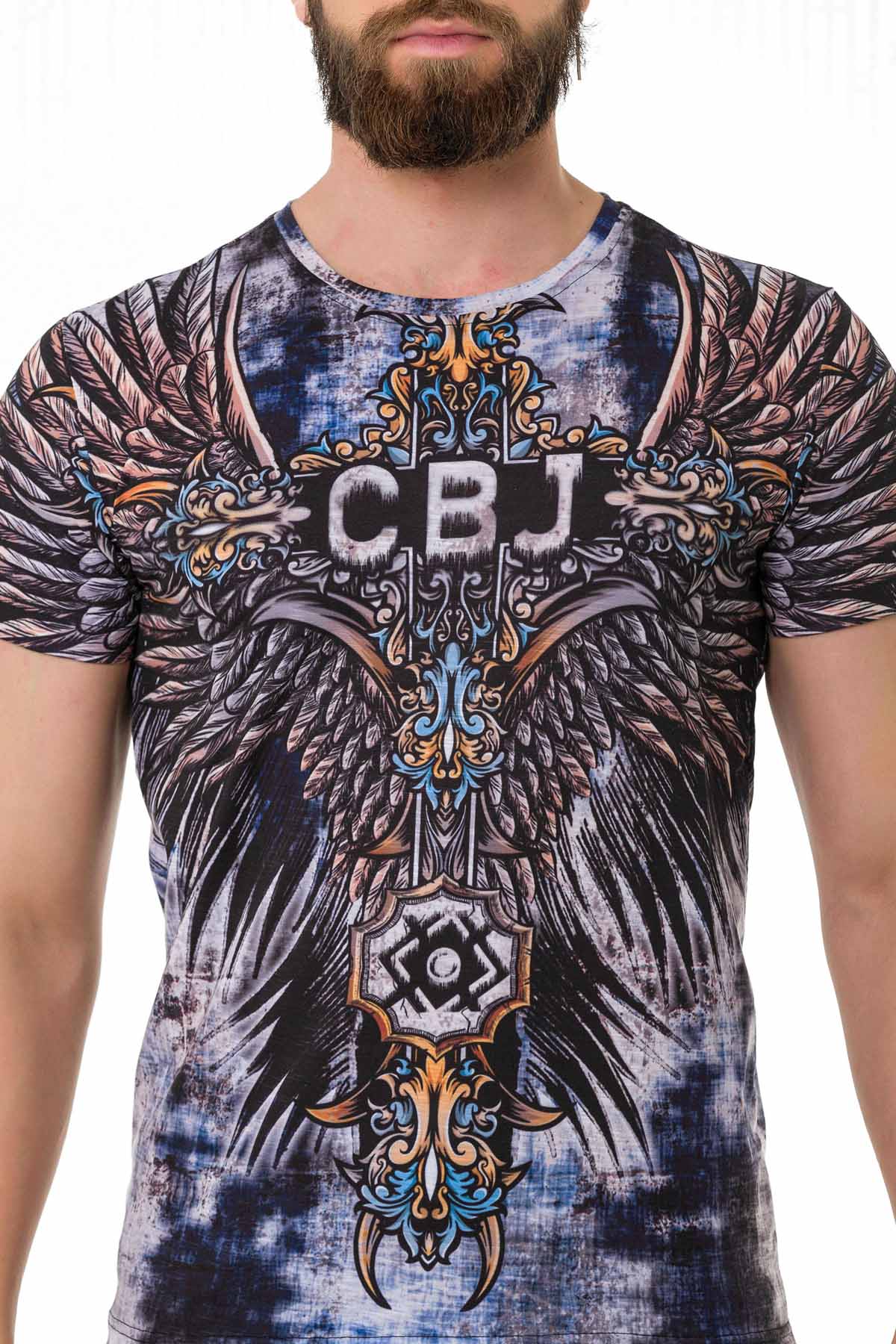 Cipo &amp; Baxx ENID black men's T-shirt CT719