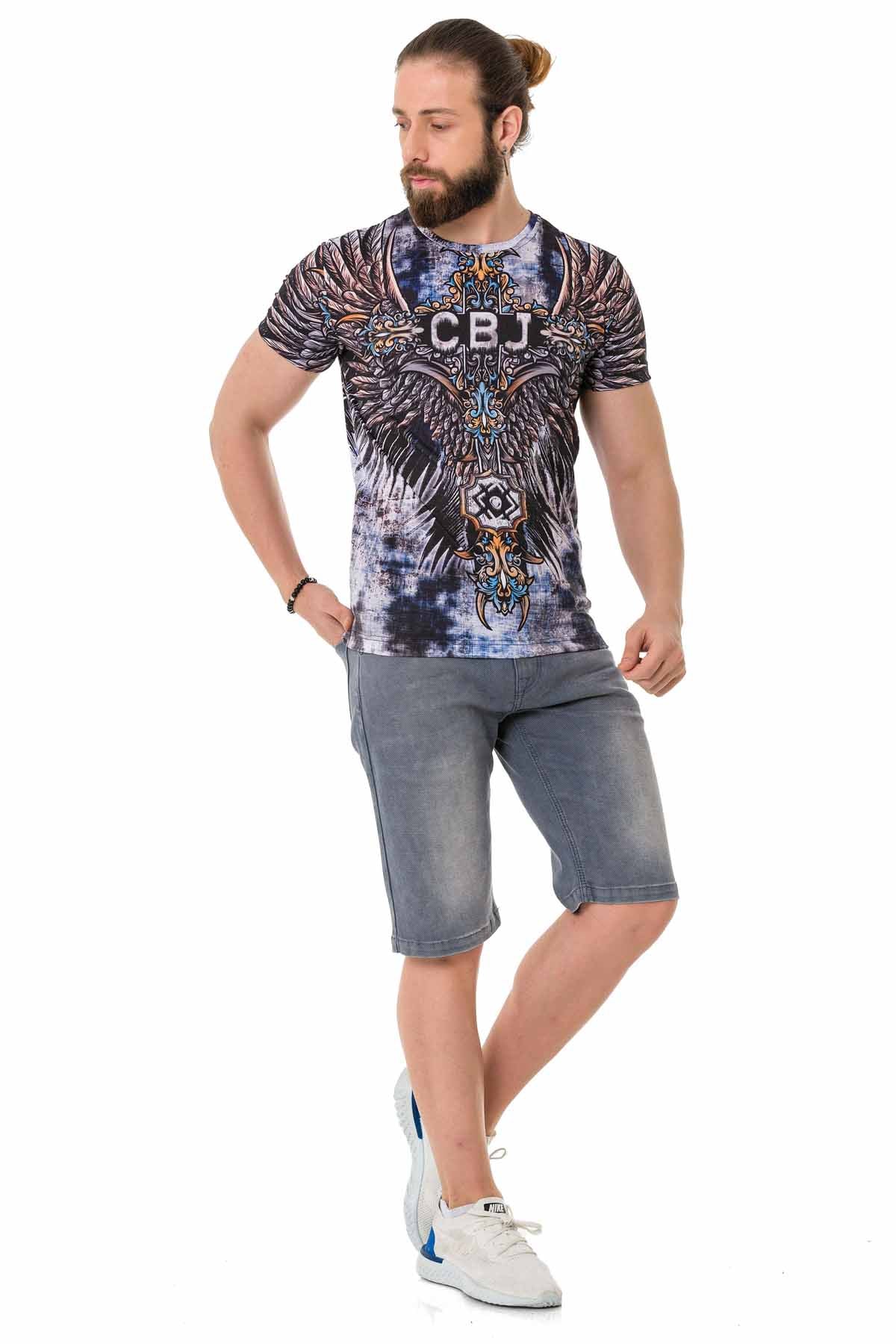 Camiseta Cipo &amp; Baxx ENID negra hombre CT719