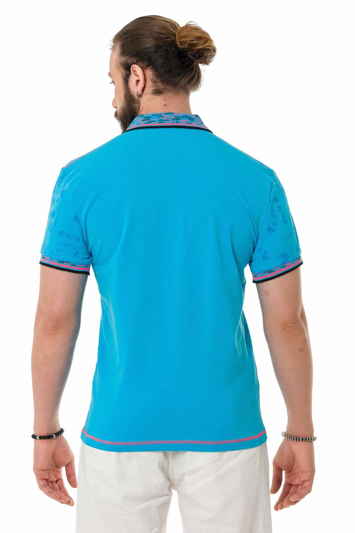 Cipo & Baxx MARINE BLUE Herren Polo T-Shirt CT738