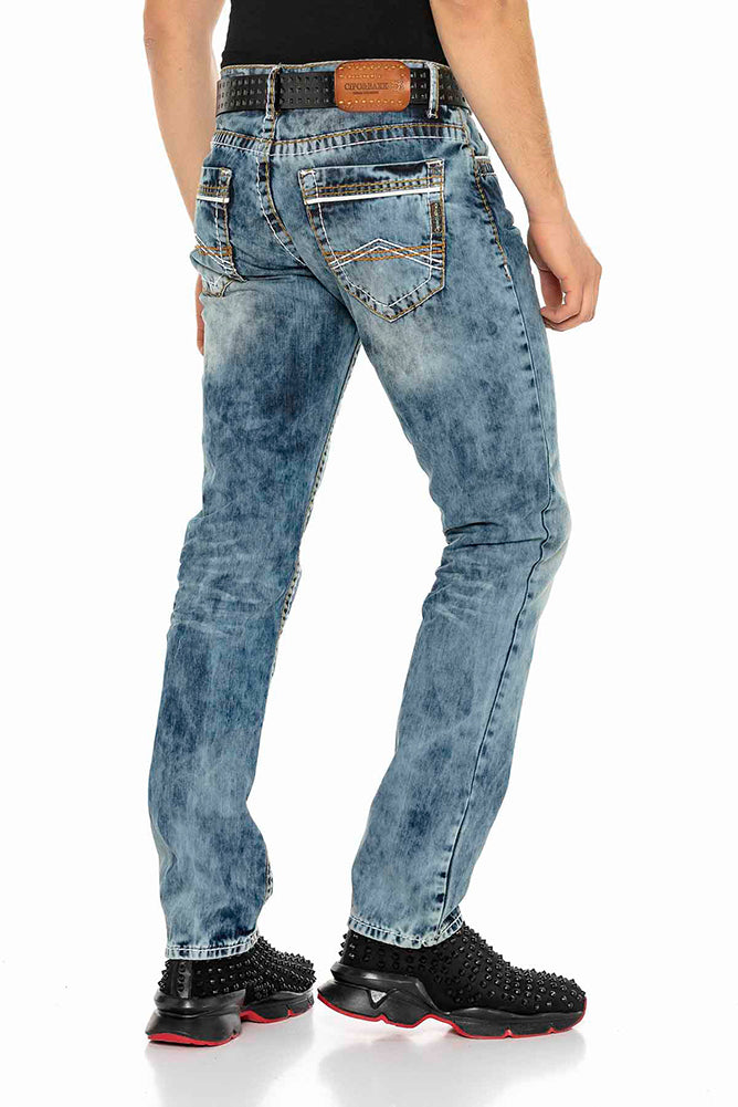 Vaqueros de hombre Cipo &amp; Baxx PAUL denim CD148