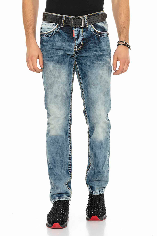 Vaqueros de hombre Cipo &amp; Baxx PAUL denim CD148