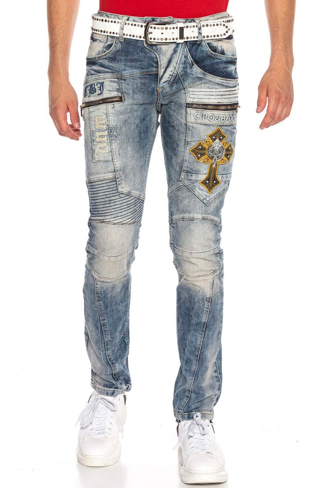 Cipo &amp; Baxx UTAH Men's Jeans Denim CD293